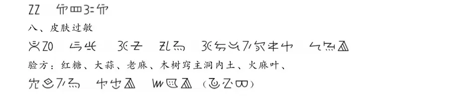 4元阳彝文古籍医药书翻译体例.webp
